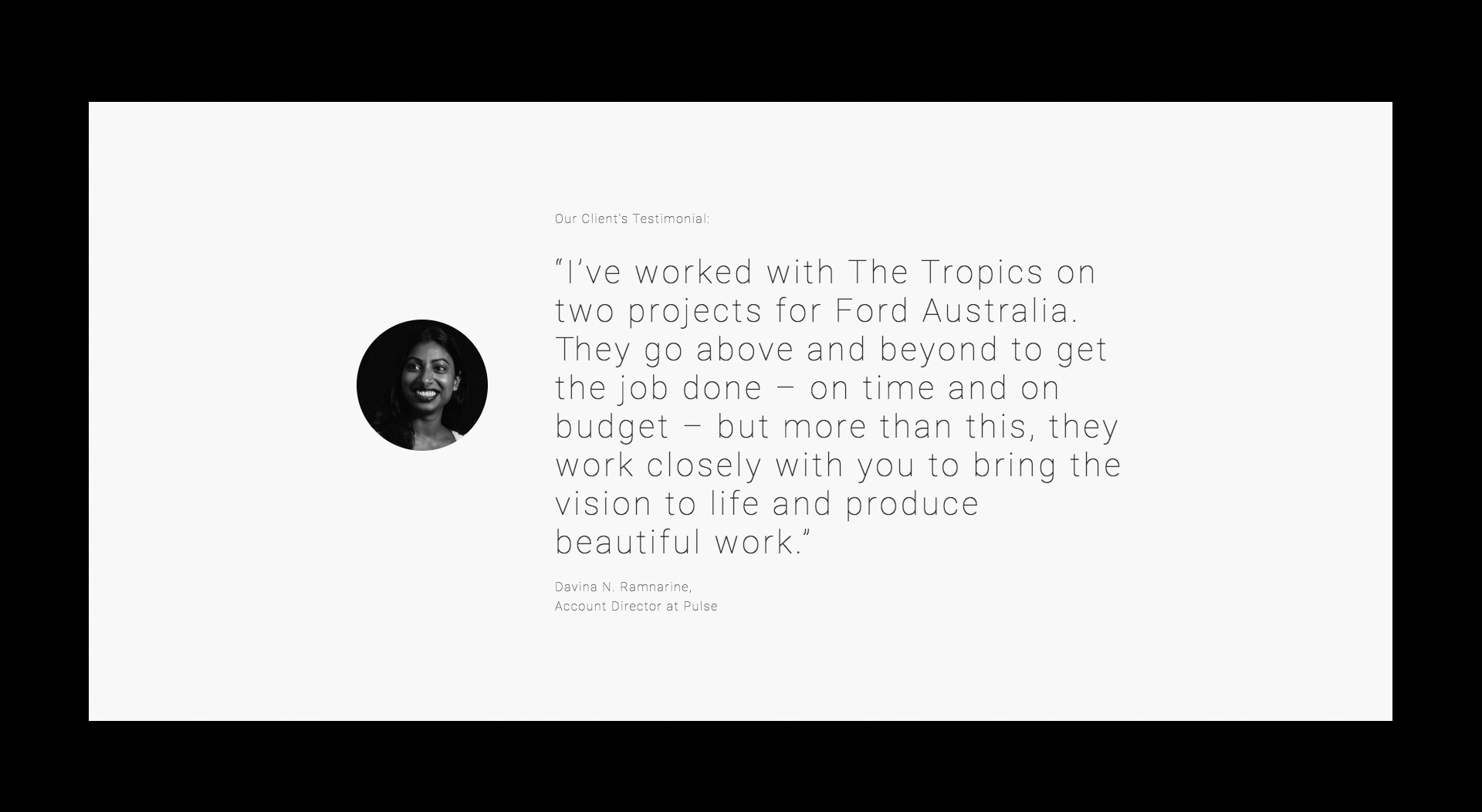 The Tropics